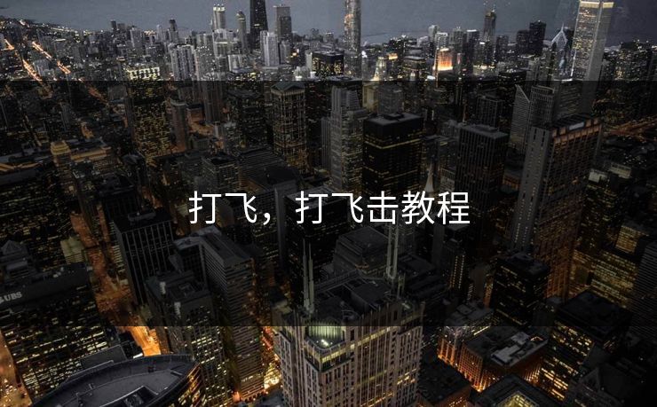 打飞,打飞击教程 打飞,打飞击教程